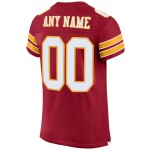Maillot de football personnalisé Cardinal Mesh Authentic Blanc-Or Maillot de football personnalisé Cardinal Mesh Authentic Blanc-Or