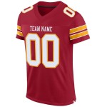 Maillot de football personnalisé Cardinal Mesh Authentic Blanc-Or Maillot de football personnalisé Cardinal Mesh Authentic Blanc-Or