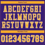 Maillot de football authentique en maille or-blanc violet personnalisé Maillot de football authentique en maille or-blanc violet personnalisé