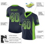 Maillot de football Drift Mesh vert-gris tendance fluo personnalisé bleu marine Maillot de football Drift Mesh vert-gris tendance fluo personnalisé bleu marine