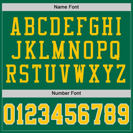 Maillot de football personnalisé vert gazon doré et blanc authentique en maille rétro Maillot de football personnalisé vert gazon doré et blanc authentique en maille rétro