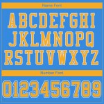 Maillot Powder Gold-White Mesh Custom Football Bleu Authentique Maillot Powder Gold-White Mesh Custom Football Bleu Authentique