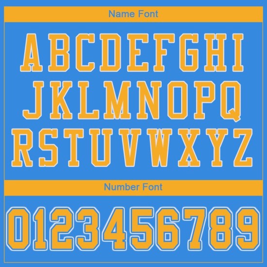 Maillot Powder Gold-White Mesh Custom Football Bleu Authentique Maillot Powder Gold-White Mesh Custom Football Bleu Authentique