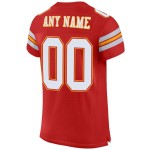 Maillot de football personnalisé authentique en maille blanc-or écarlate Maillot de football personnalisé authentique en maille blanc-or écarlate